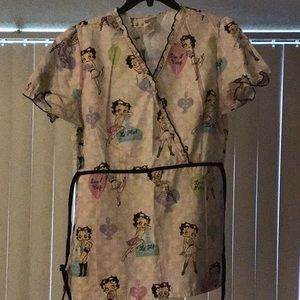 Betty Boop Scrub tops